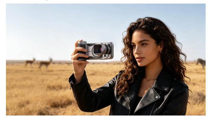 TELESIN Master Portrait Grip Kit ile açık havada iPhone'la telefoto çekim